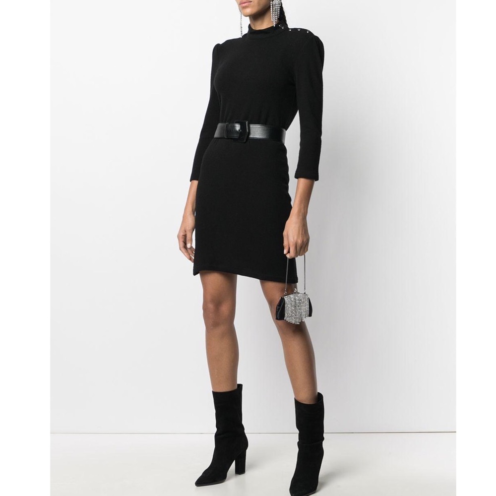 NWT🇵🇹BA&SH Winnie Dress In Black Dress In Black